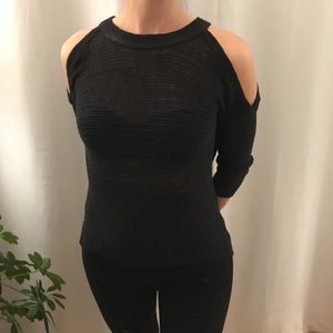 Express shoulderless sweater